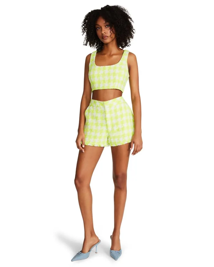 Womens Lia Short Lime Steve Madden Bottoms