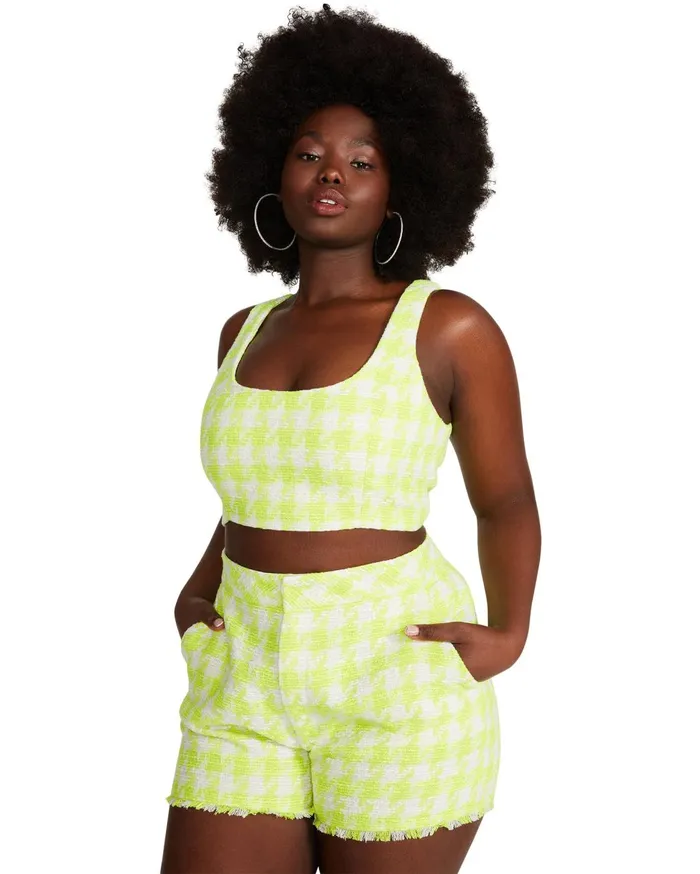 Womens Lia Short Lime Steve Madden Bottoms
