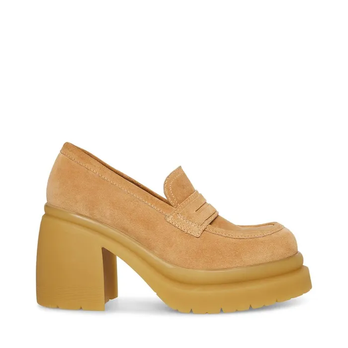 Womens Louise Sand Suede Steve Madden Heels