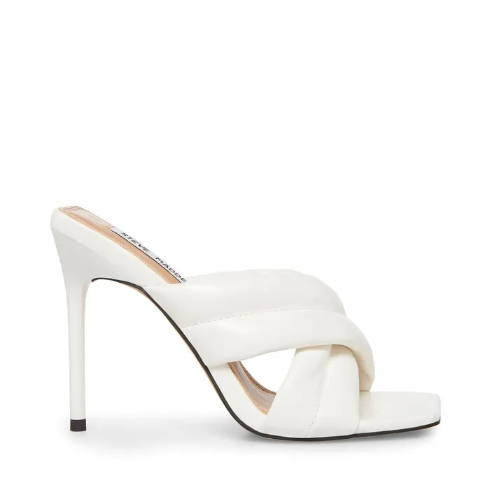 Womens Lyric White Steve Madden Heels