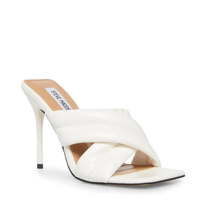 Womens Lyric White Steve Madden Heels