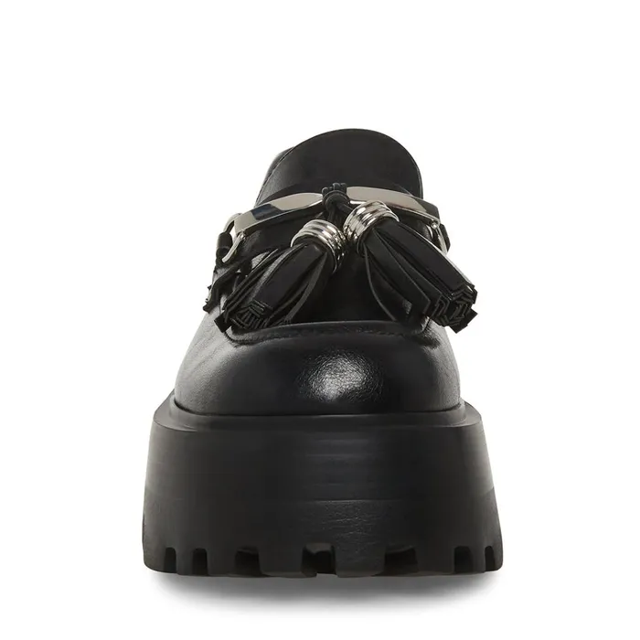 Womens Major Black Steve Madden Loafers and Flats
