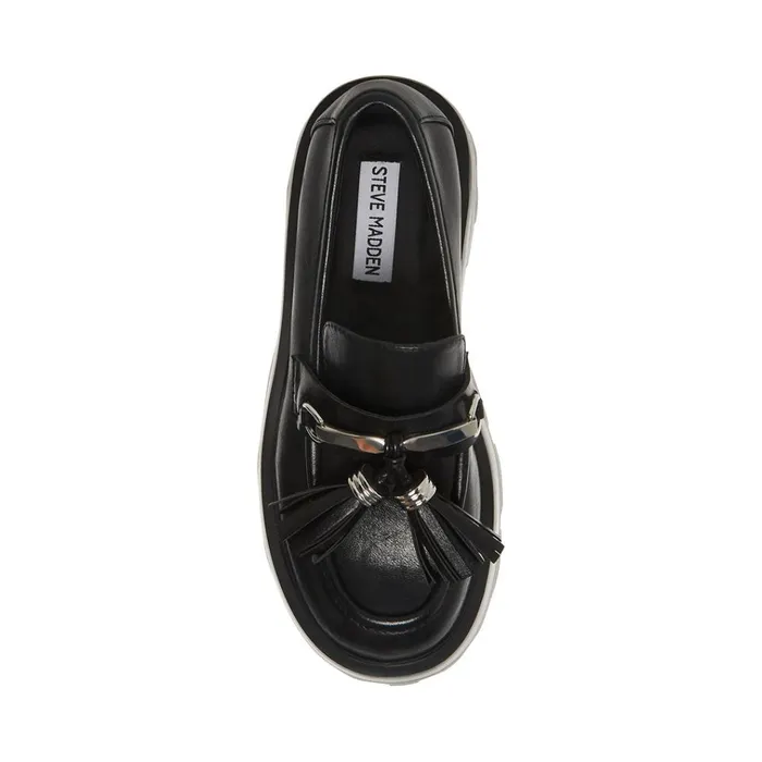 Womens Major Black Steve Madden Loafers and Flats