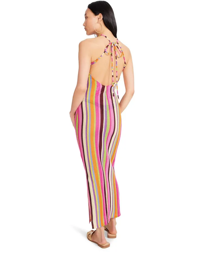 Womens Makenna Dress Pink Multi Steve Madden Dresses Womens Makenna Dress Pink Multi Steve Madden Dresses