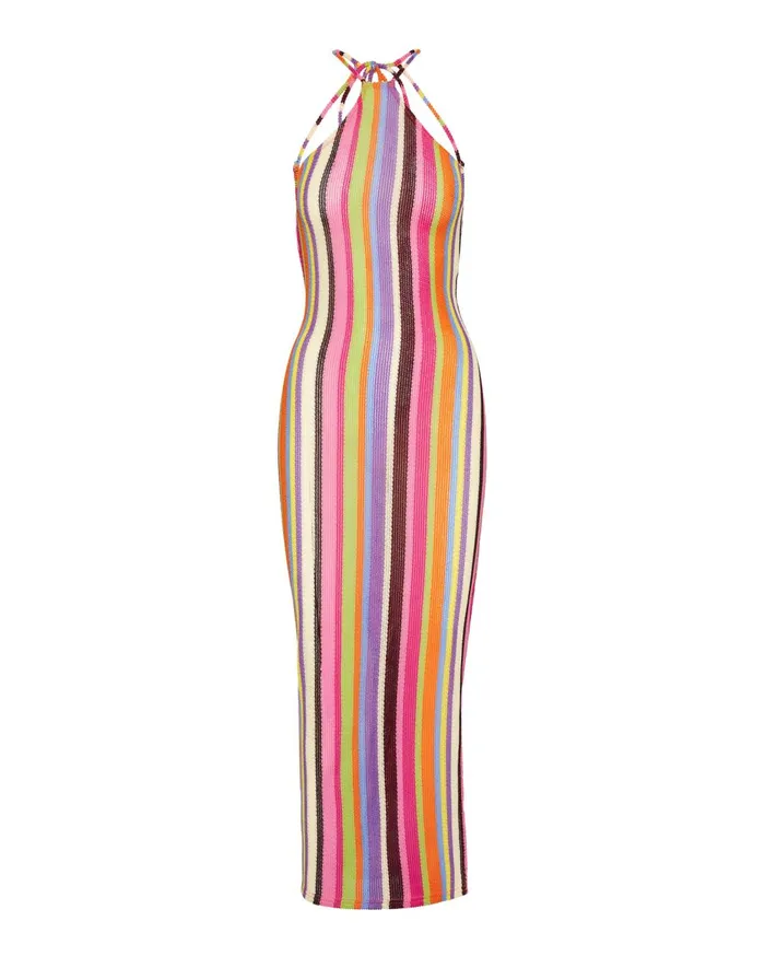 Womens Makenna Dress Pink Multi Steve Madden Dresses Womens Makenna Dress Pink Multi Steve Madden Dresses