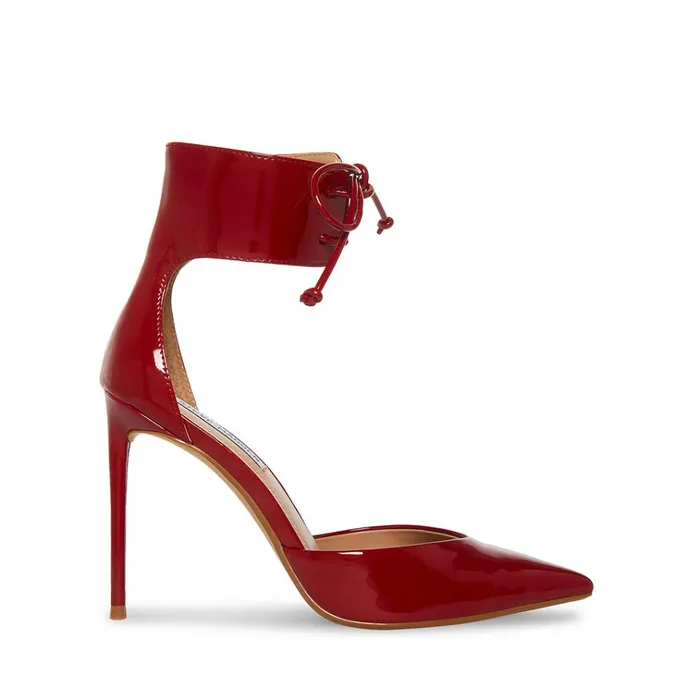 Womens Marcia Red Patent Steve Madden Heels