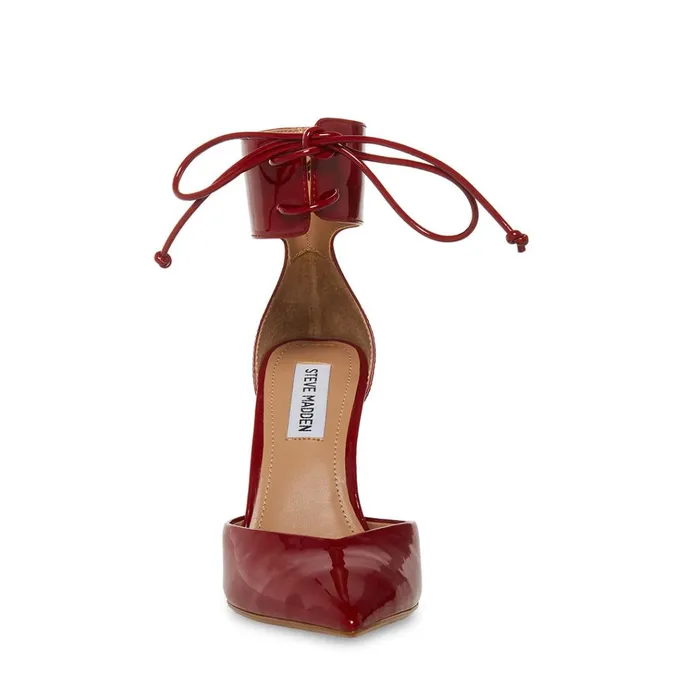 Womens Marcia Red Patent Steve Madden Heels