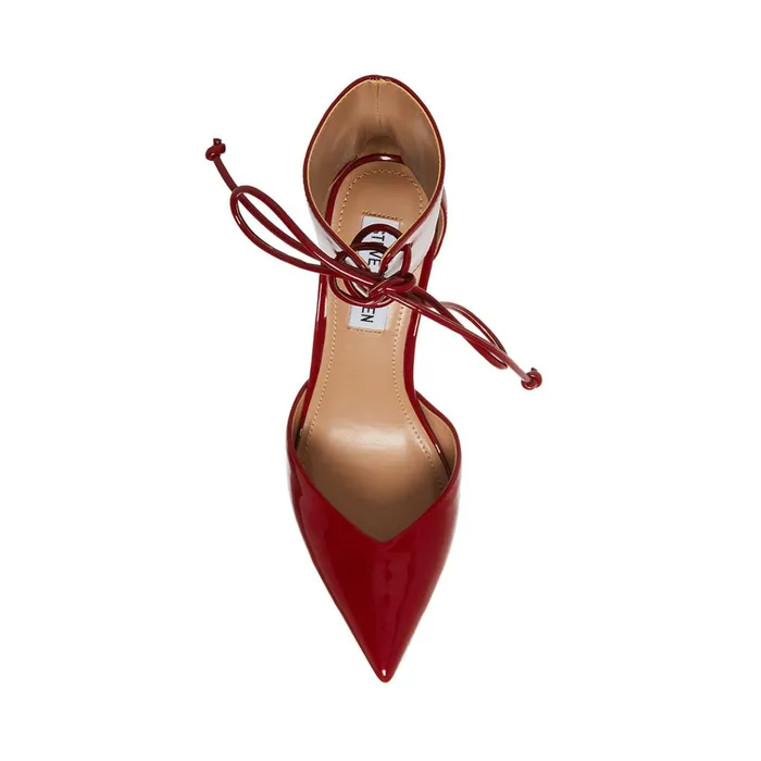 Womens Marcia Red Patent Steve Madden Heels