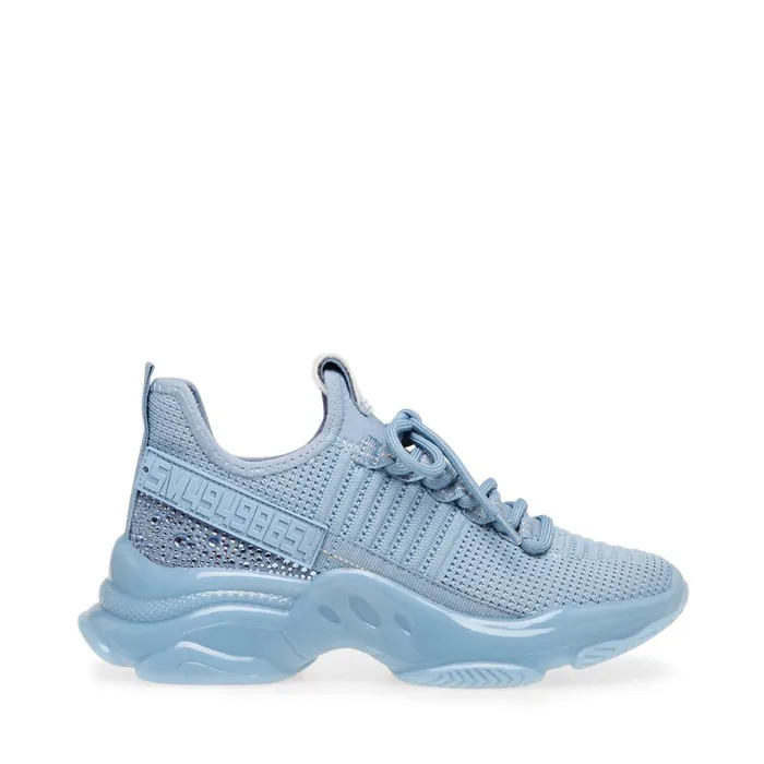Womens Maxima Baby Blue Multi Steve Madden Sneakers