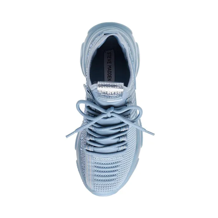 Womens Maxima Baby Blue Multi Steve Madden Sneakers