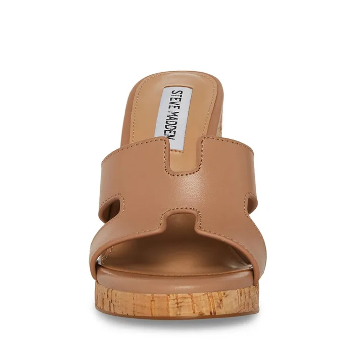 Womens Mayson Tan Leather Steve Madden Sandals