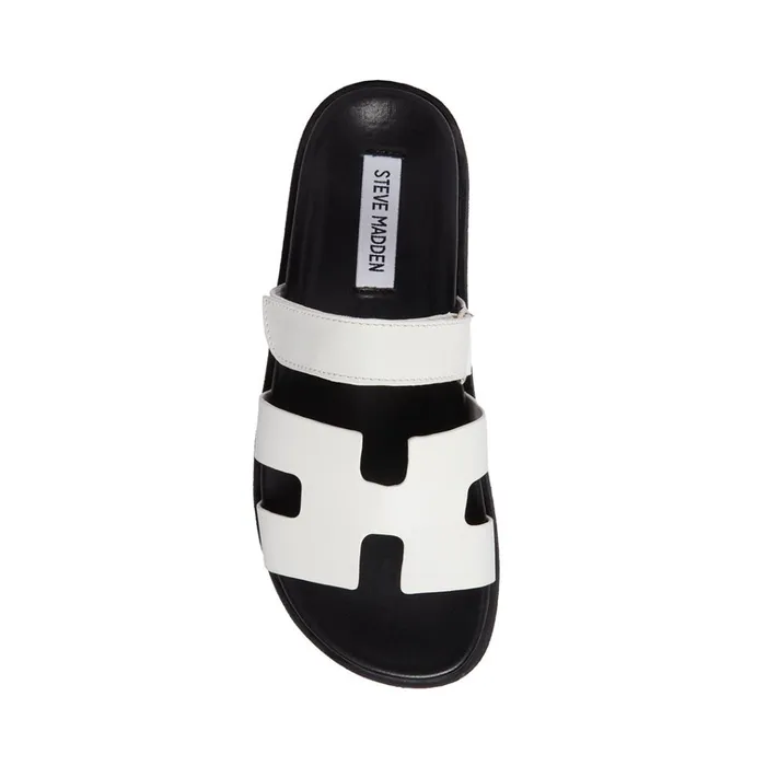 Womens Mayven WhiteBlack Steve Madden Sandals