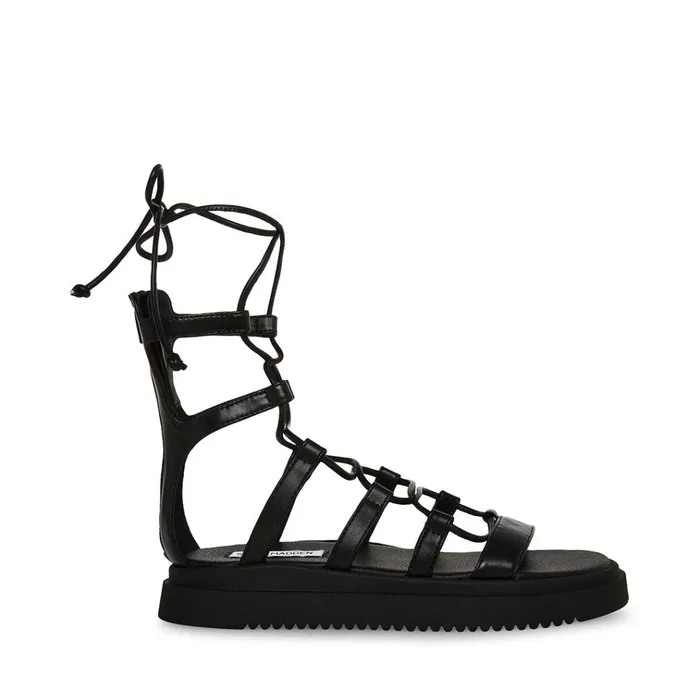 Womens Mel Black Steve Madden Sandals