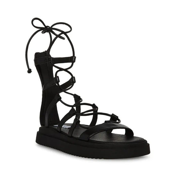 Womens Mel Black Steve Madden Sandals