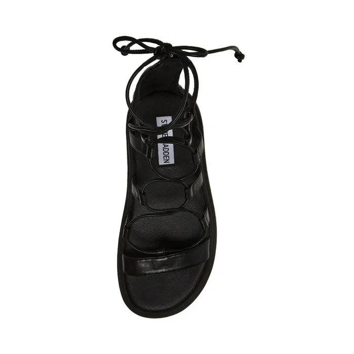 Womens Mel Black Steve Madden Sandals