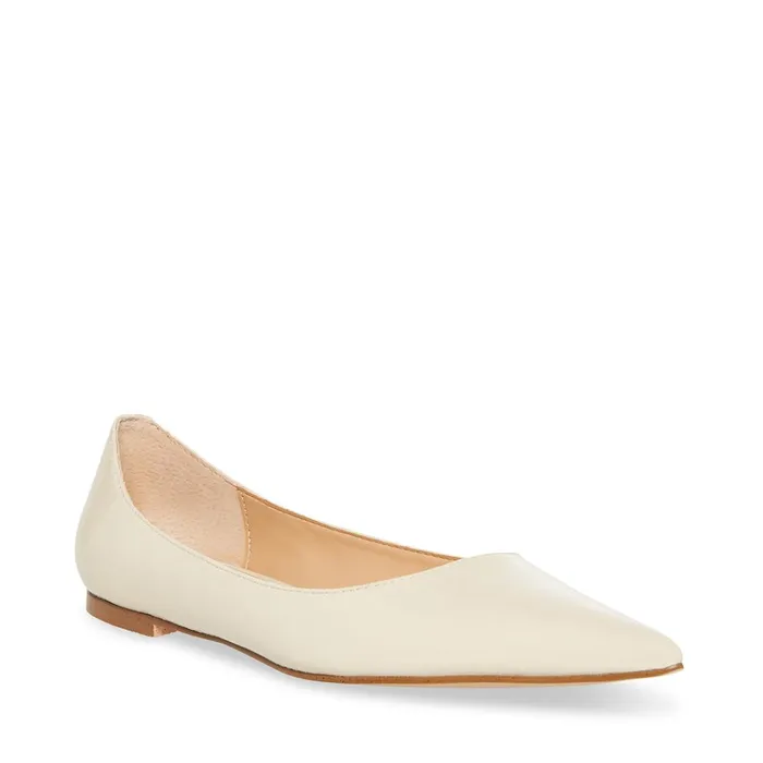 Womens Meryl Bone Patent Steve Madden Loafers and Flats