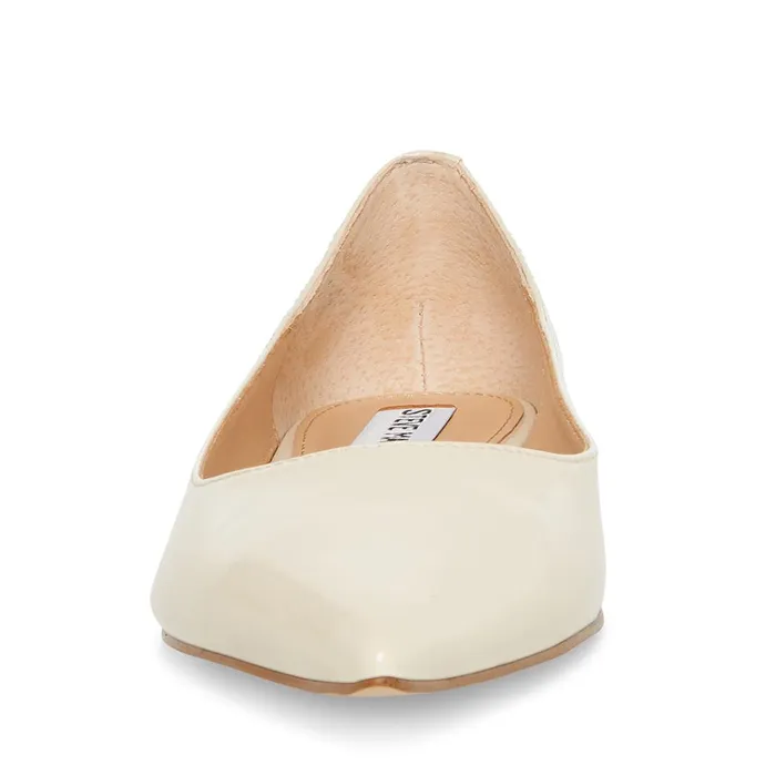 Womens Meryl Bone Patent Steve Madden Loafers and Flats