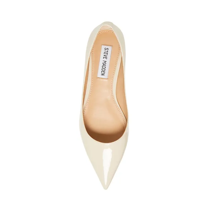 Womens Meryl Bone Patent Steve Madden Loafers and Flats