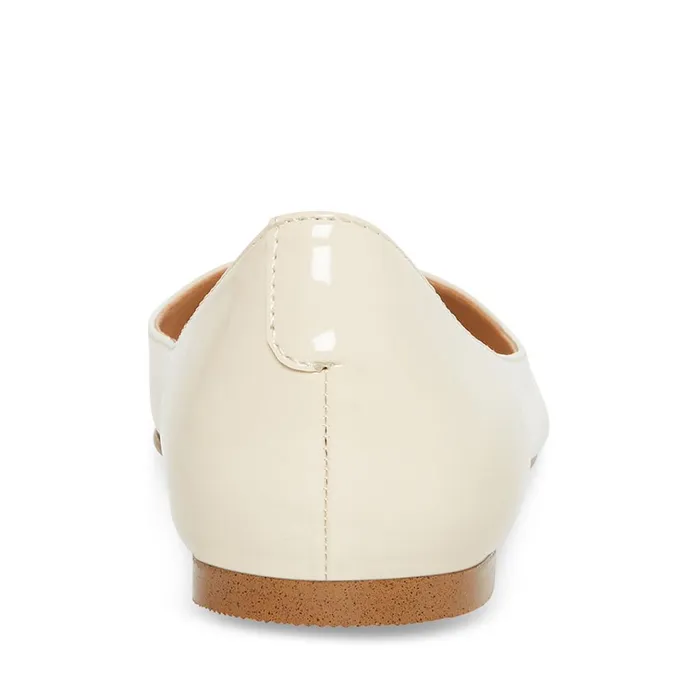 Womens Meryl Bone Patent Steve Madden Loafers and Flats