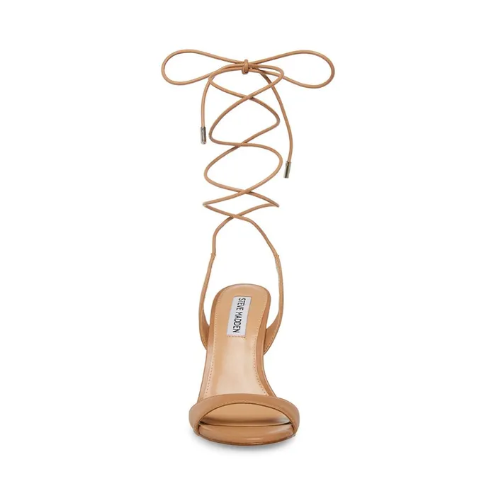 Womens Michelle Natural Leather Steve Madden Heels