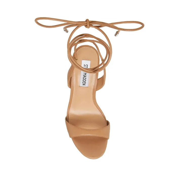 Womens Michelle Natural Leather Steve Madden Heels
