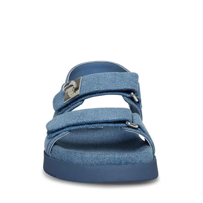 Womens Mona Denim Fabric Steve Madden Sandals