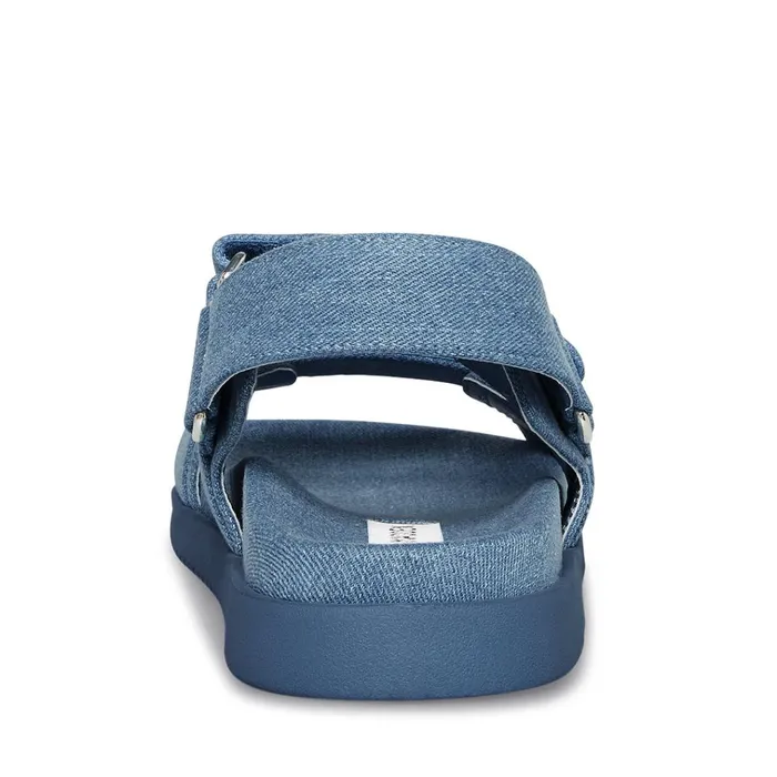 Womens Mona Denim Fabric Steve Madden Sandals