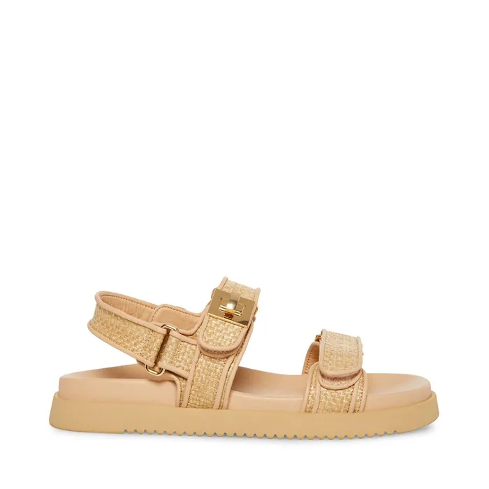 Womens Mona Raffia Steve Madden Sandals