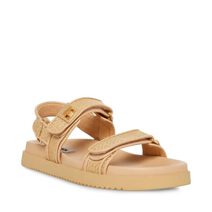 Womens Mona Raffia Steve Madden Sandals