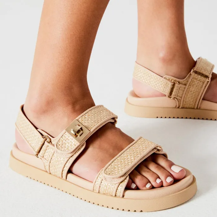 Womens Mona Raffia Steve Madden Sandals