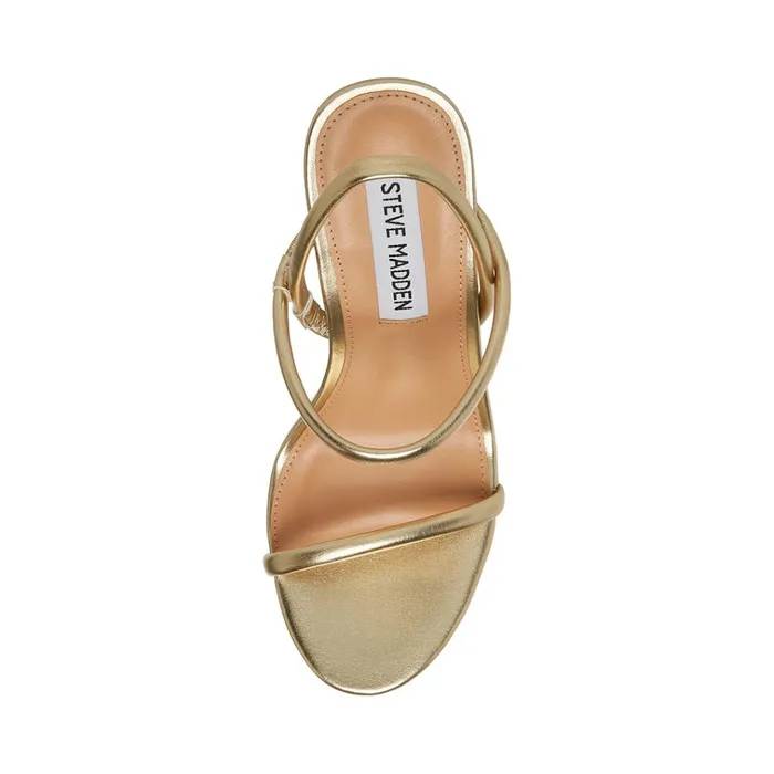 Womens Morgan Gold Steve Madden Sandals