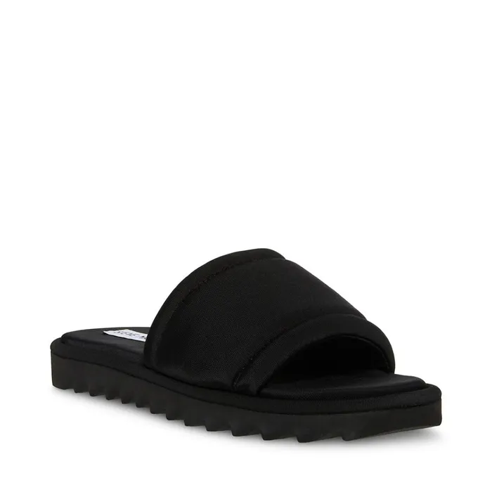 Womens Moxie Black Steve Madden Sandals