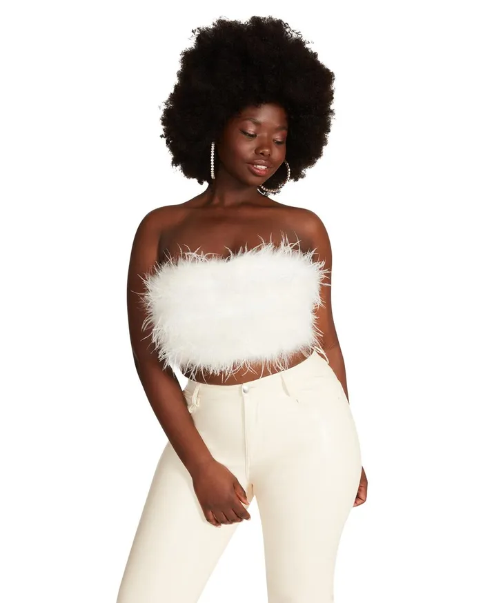 Womens Nessa Top White Steve Madden Tops and Shirts