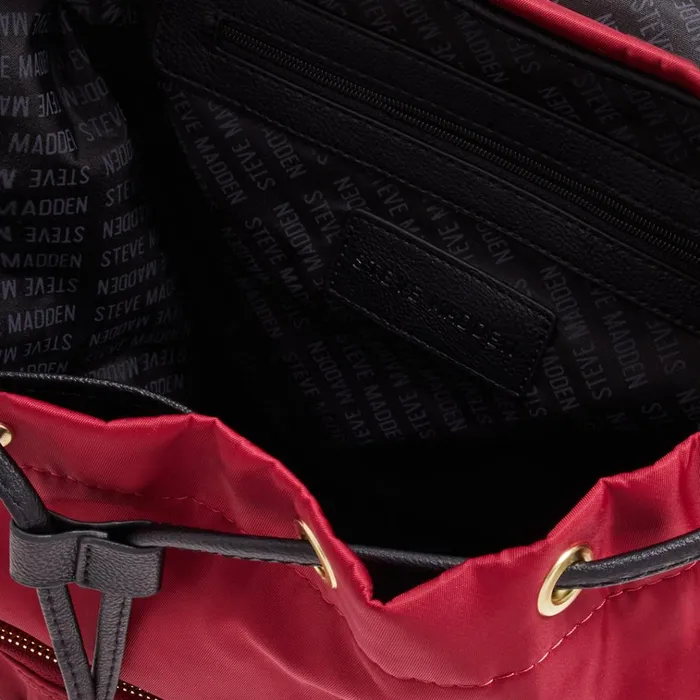 Womens Nylon Backpack Wine Steve Madden Belt Bags and Backpacks Womens Nylon Backpack Wine Steve Madden Belt Bags and Backpacks