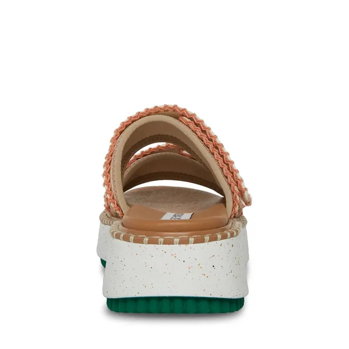 Womens Otto WhiteGreen Steve Madden Sandals
