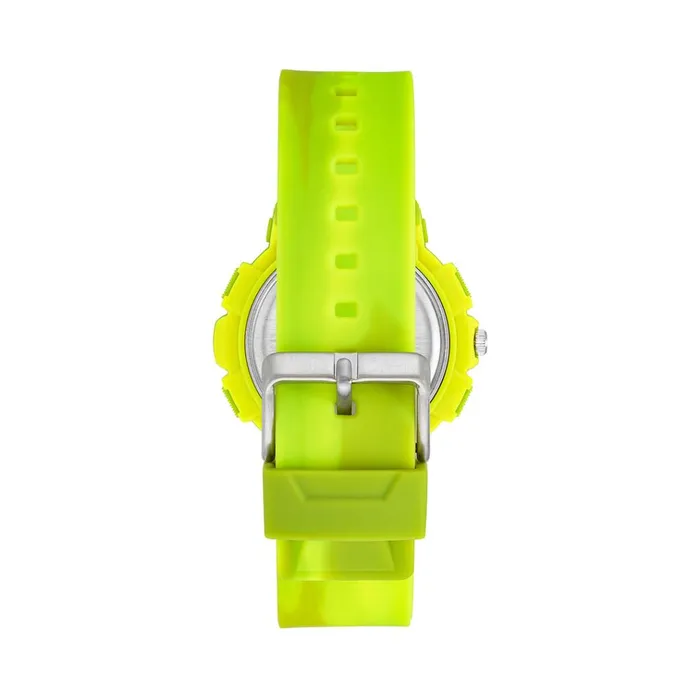 Womens Oversized Sport Watch Tie Dye Citron Steve Madden Watches