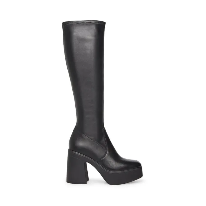 Womens Phoenix Black Steve Madden Boots and Booties