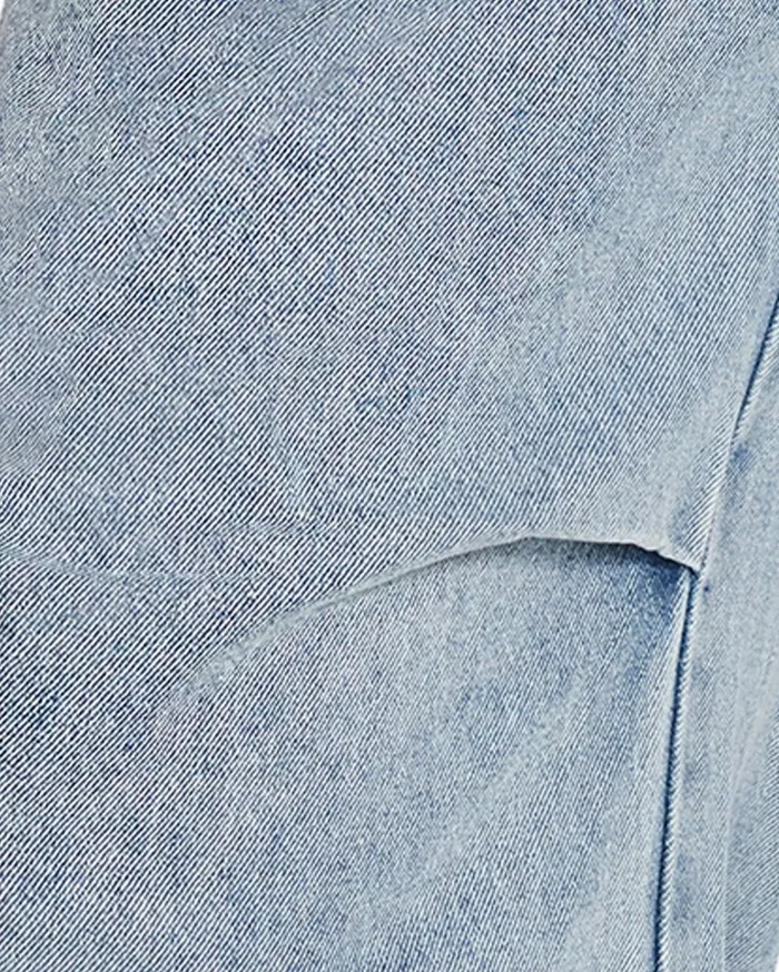 Womens Pia Parachute Pant Denim Fabric Steve Madden Bottoms