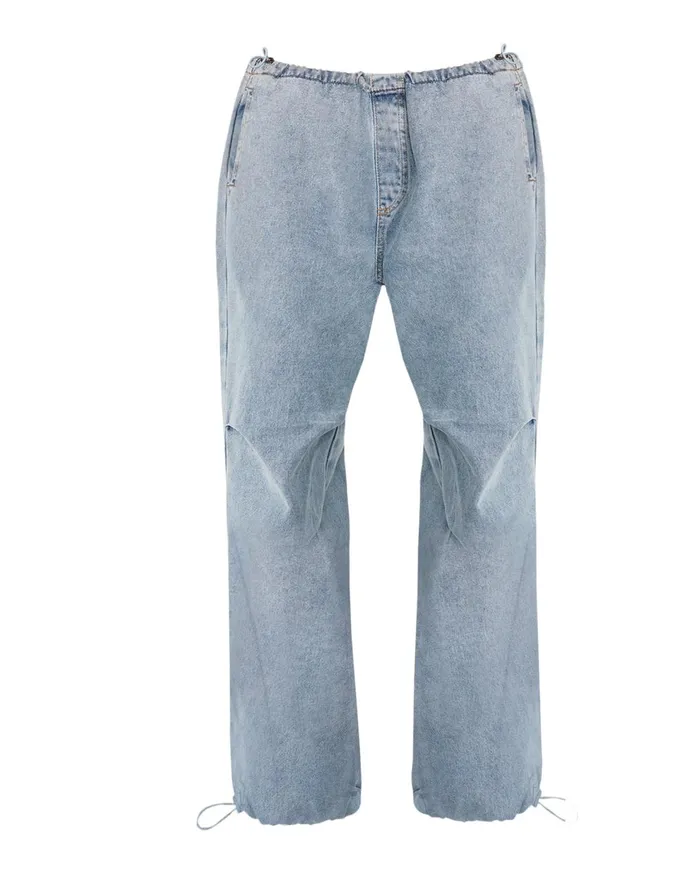 Womens Pia Parachute Pant Denim Fabric Steve Madden Bottoms
