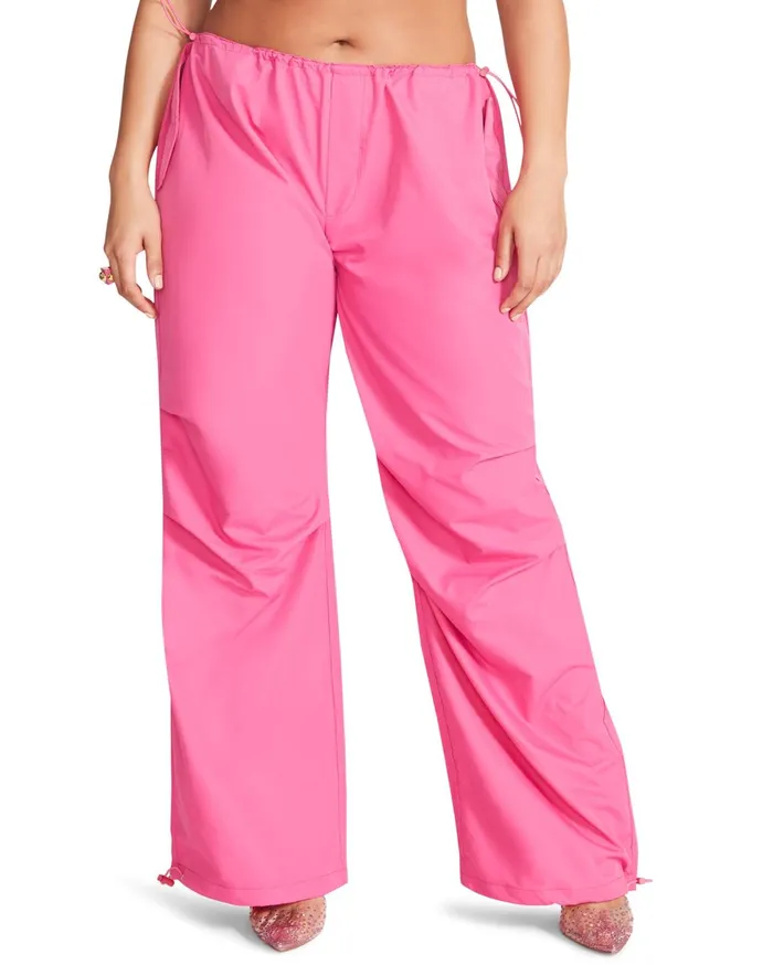 Womens Pia Parachute Pant Pink Steve Madden Bottoms