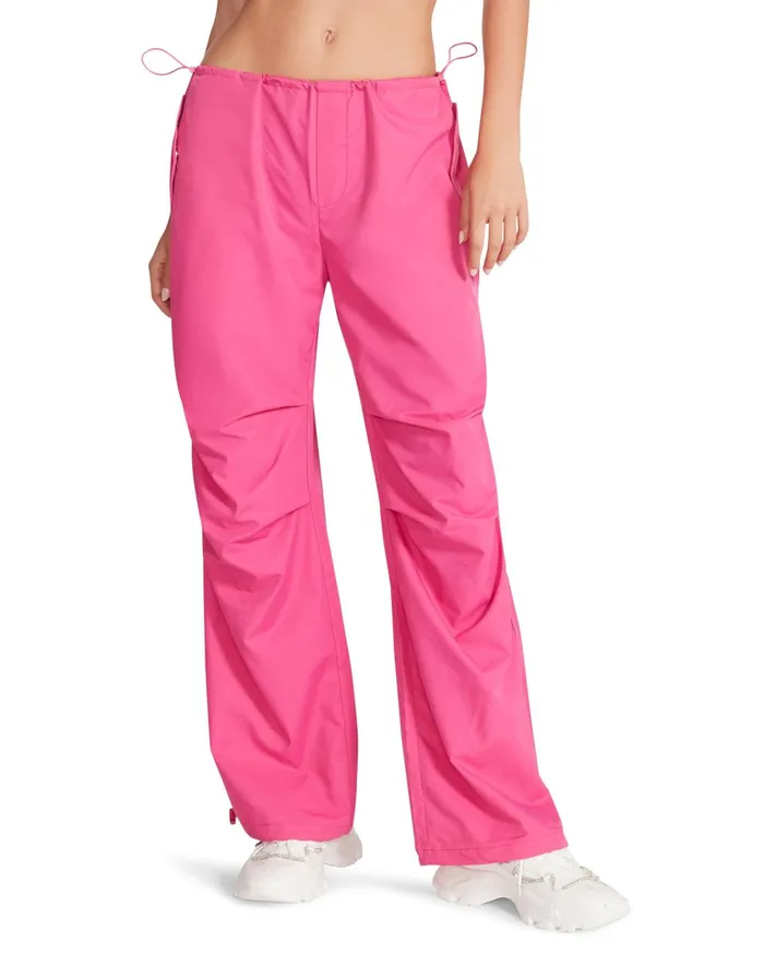 Womens Pia Parachute Pant Pink Steve Madden Bottoms