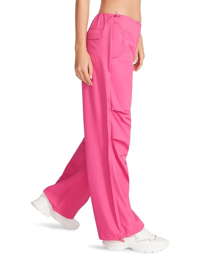 Womens Pia Parachute Pant Pink Steve Madden Bottoms