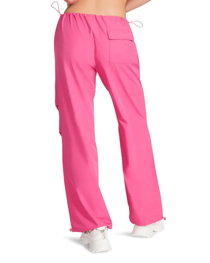 Womens Pia Parachute Pant Pink Steve Madden Bottoms