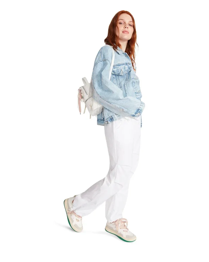 Womens Pia Parachute Pant White Steve Madden Bottoms