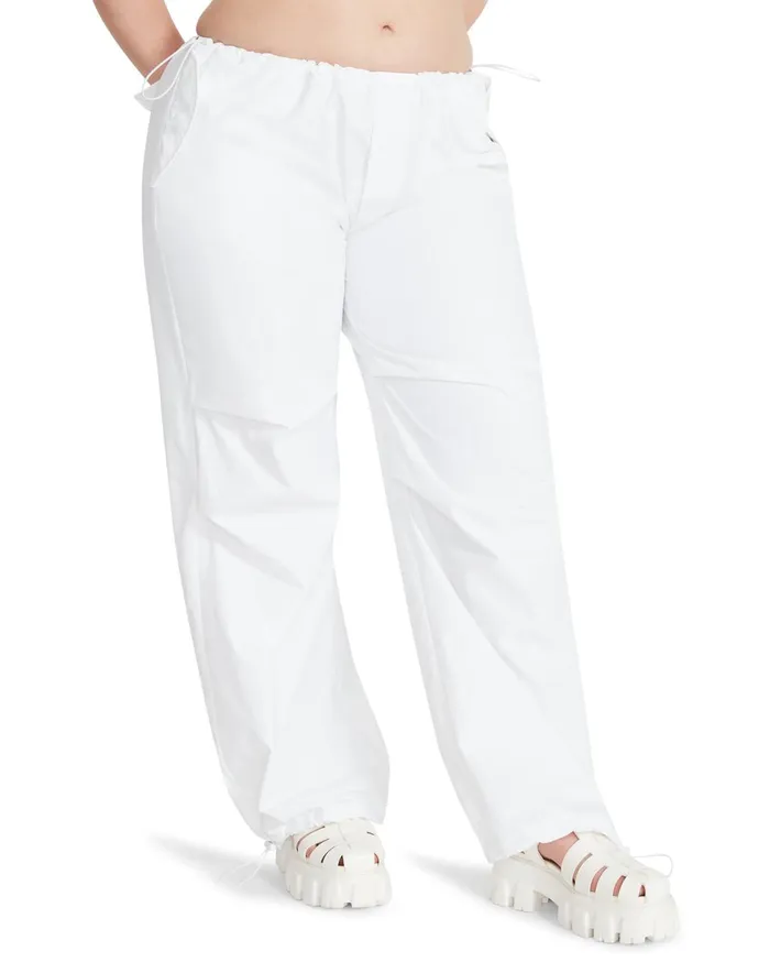 Womens Pia Parachute Pant White Steve Madden Bottoms