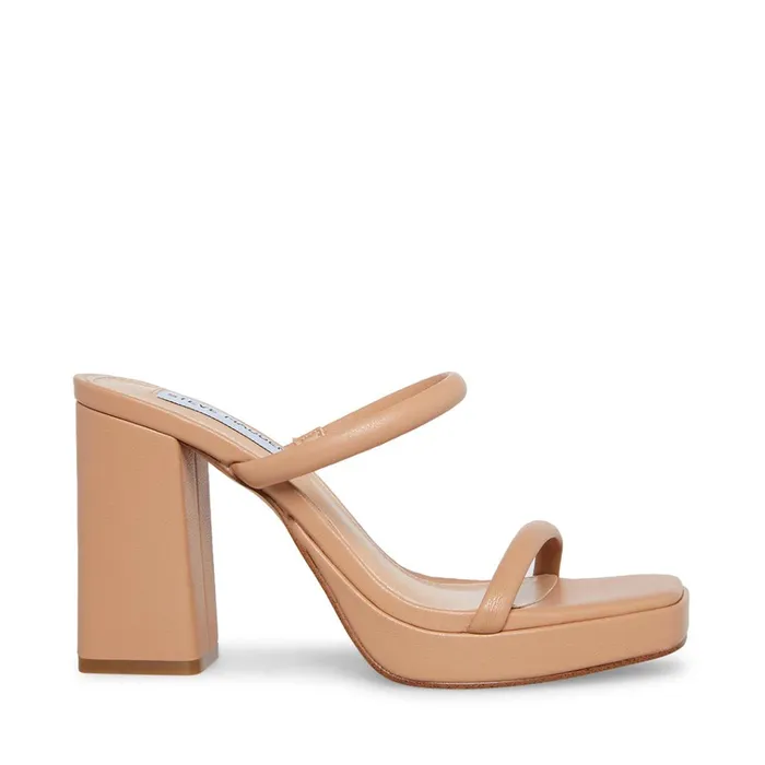 Womens Polly Natural Steve Madden Heels
