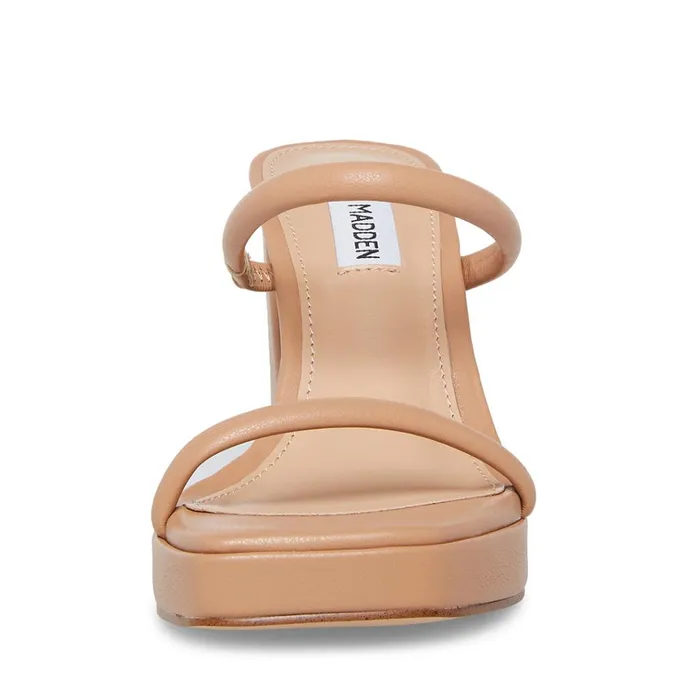 Womens Polly Natural Steve Madden Heels