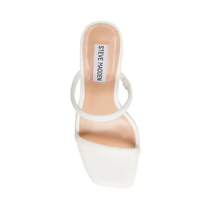 Womens Polly White Steve Madden Heels
