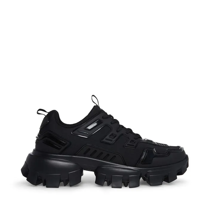 Womens Ponced Black Steve Madden Sneakers