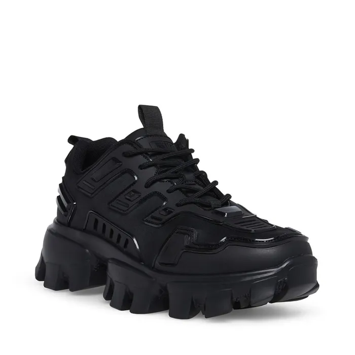 Womens Ponced Black Steve Madden Sneakers